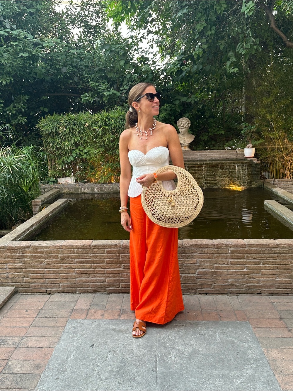 Jacquemus Spiaggia small round bag